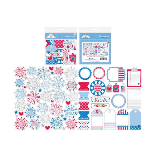 Doodlebug Design- Hometown USA Bits and Pieces