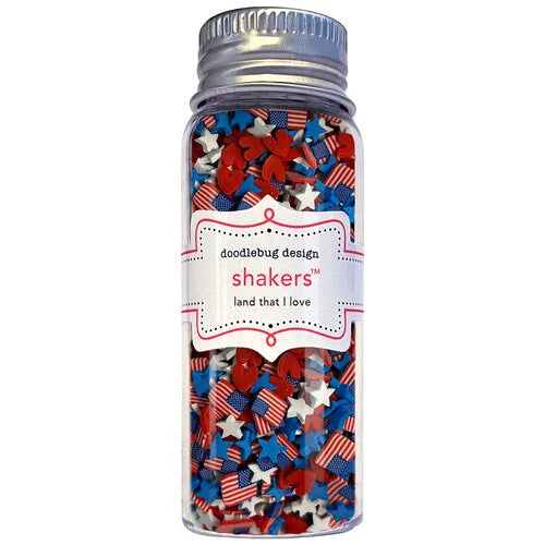 Doodlebug Design- Land That I Love Shaker