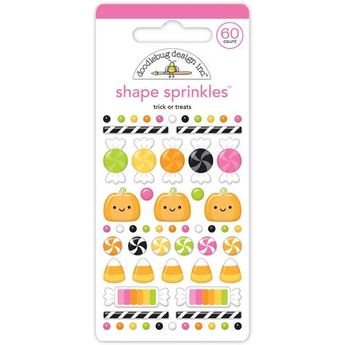 Doodlebug Design- Trick or Treat Shape Sprinkles