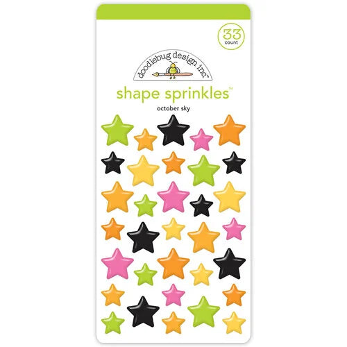 Doodlebug Design- October Sky Shape Sprinkles