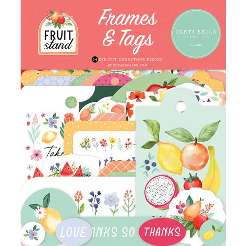 Carta Bella- Fruit Stand- Frames & Tags