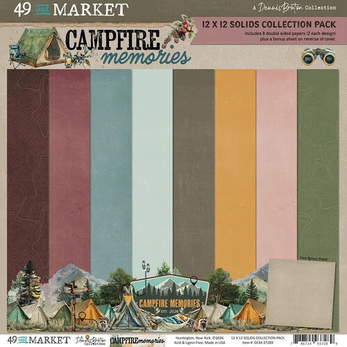 49 & Market - Campfire Memories Solid 12x12 Collection
