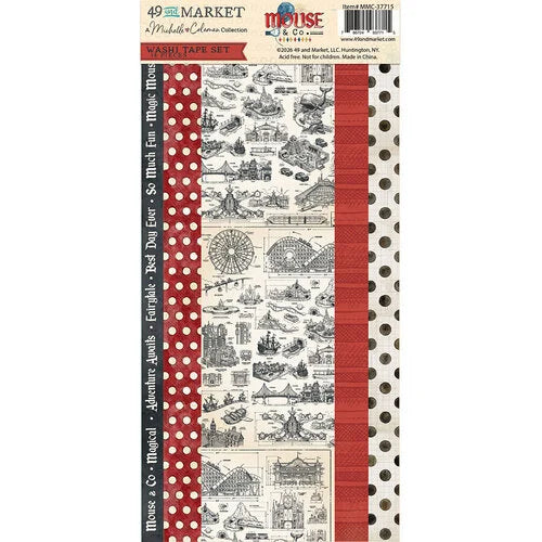 49 & Market - Mouse & CO Washi Tape Sheets