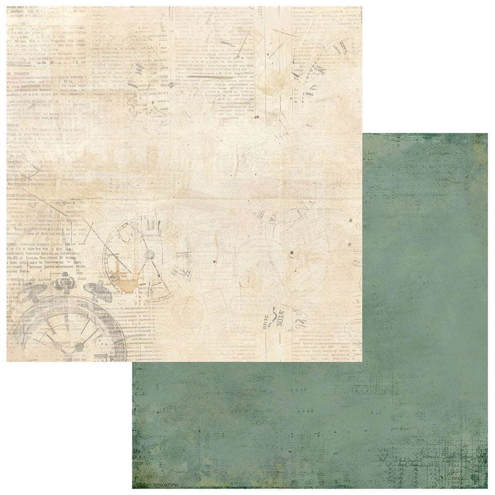 49 & Market - Travel Diaries Sheet #2 12x12 Cardstock