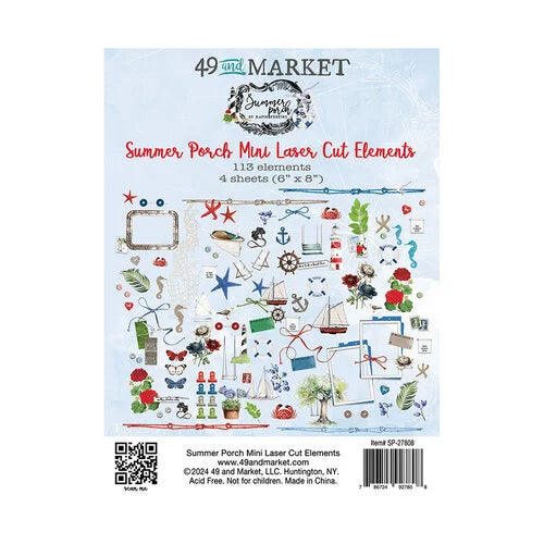 49 & Market -  Summer Porch - Mini Laser Cut Elements