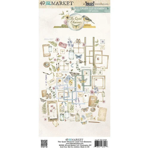 49 & Market - The Quiet Observer Laser Cut Elements
