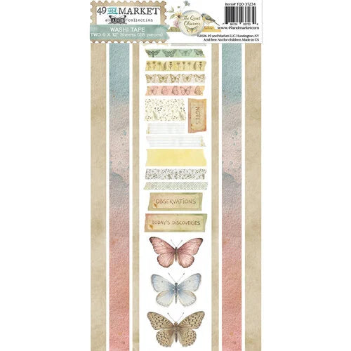 49 & Market - The Quiet Observer Washi Tape Sheets