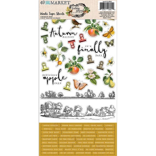 49 & Market- Vintage Orchard Washi Tape Sheets