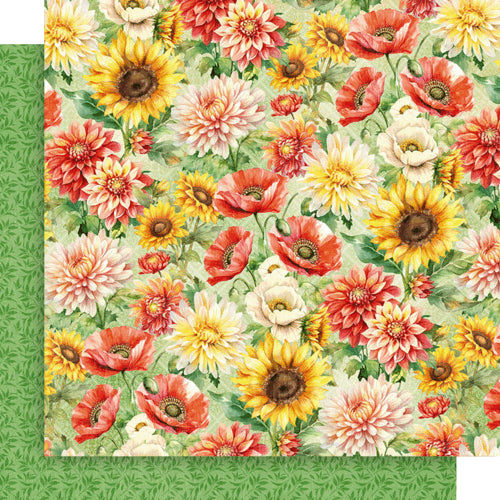 Graphic 45 - Season To Celebrate - Summer Floral 12x12 Paper