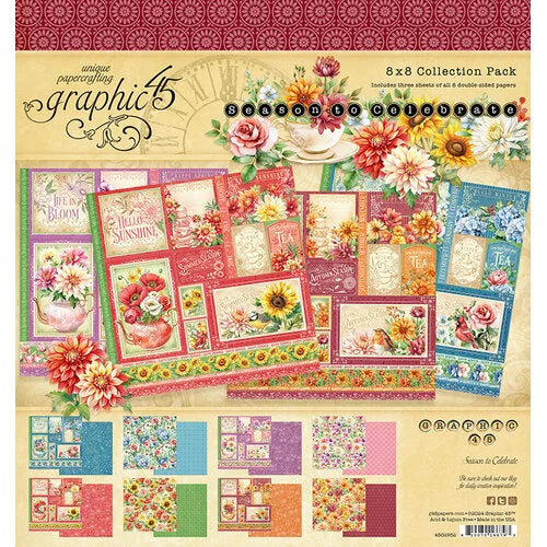 Graphic 45 - Season To Celebrate - 8x8 Collection Pack
