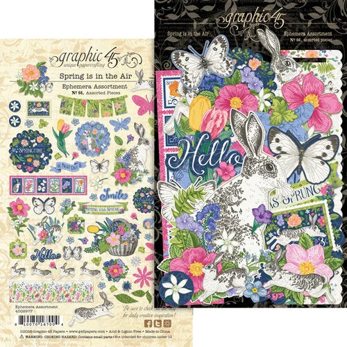 Graphic 45 - Spring Is In The Air Ephemera Pack