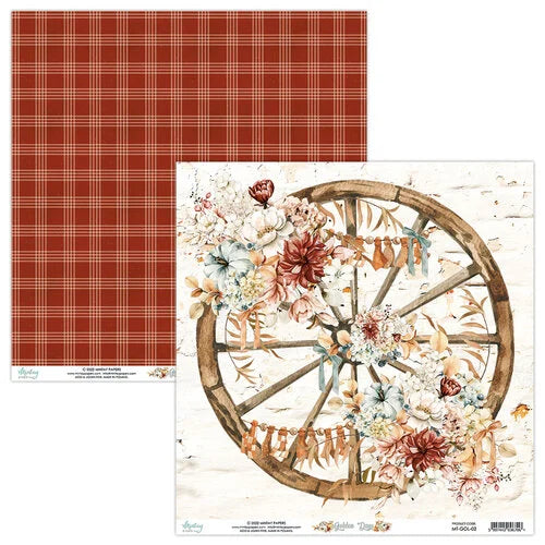 Mintay Papers - Golden Days #2 12x12 Paper