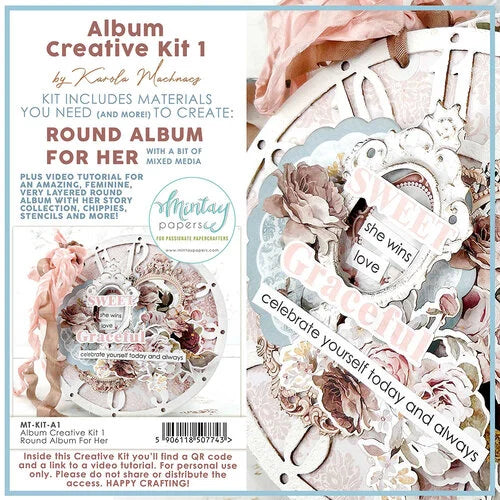 Mintay Papers - Creative Kit #1 - Round Album For Her