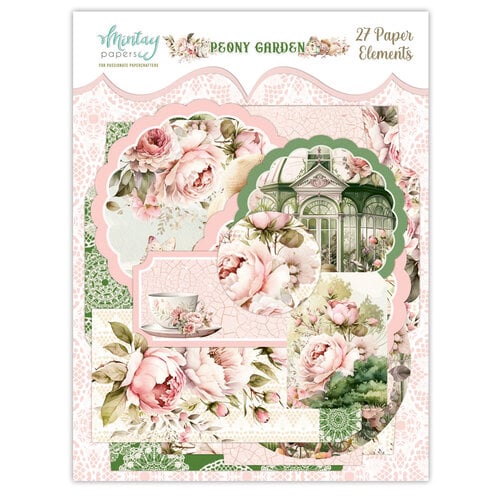 Mintay Papers- Peony Garden - Elements