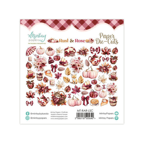 Mintay Papers - Rust & Roses Die Cuts