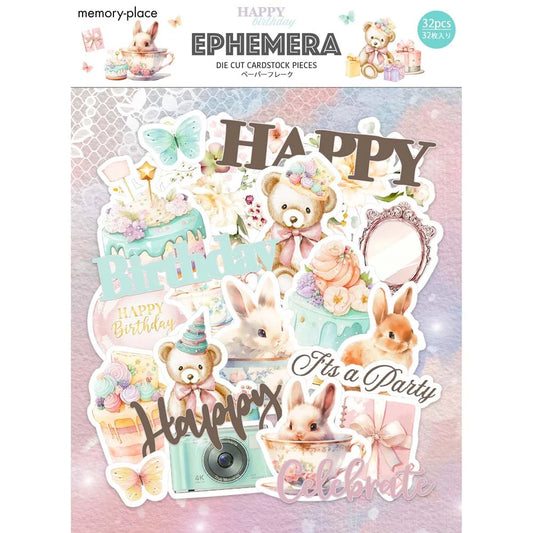 Memory Place - Happy Birthday Ephemera