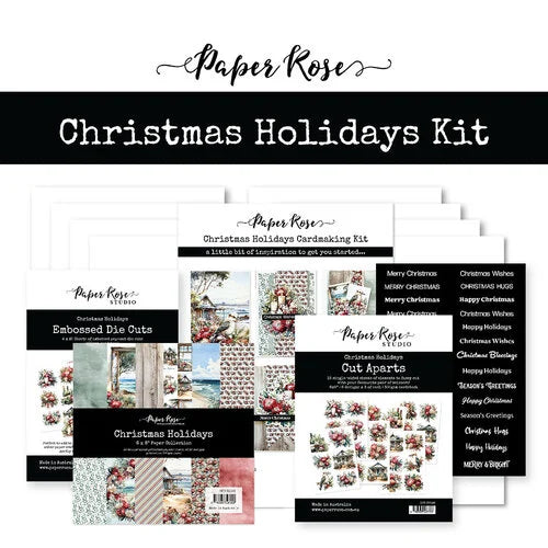 Paper Rose Studio- Christmas Holiday Cardmaking Kit