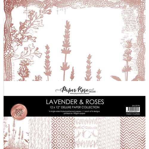 Paper Rose Studio- Lavender & Roses Deluxe Paper Collection