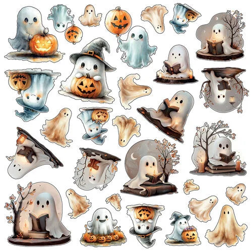 Prima - Bewitched Collection Vellum Ephemera - The Boo Crew