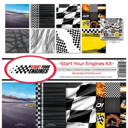 Designs By Reminisce - Start Your Engines Kit