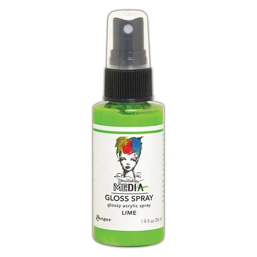 Dina Wakley- Gloss Spray- Lime