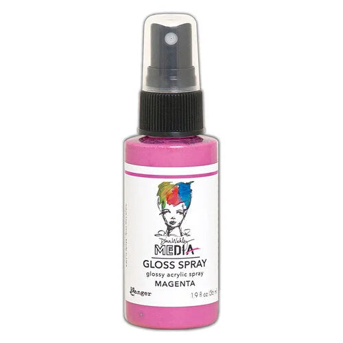 Dina Wakley- Gloss Spray - Magenta