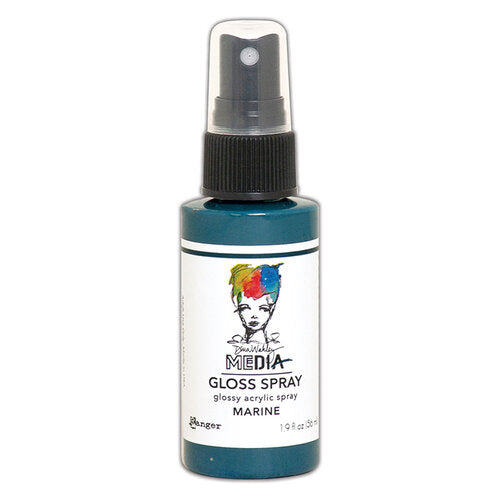 Dina Wakley-Gloss Spray- Marine