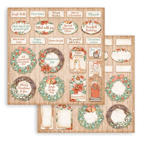 Stamperia-All Around Christmas -12x12 Paper Pad