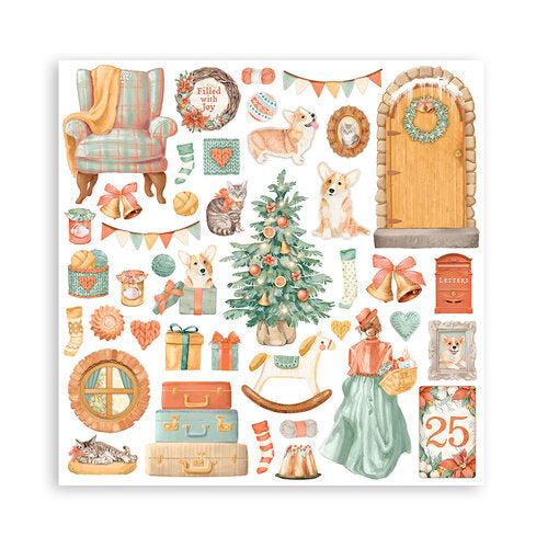 Stamperia-All Around Christmas -12x12 Paper Pad