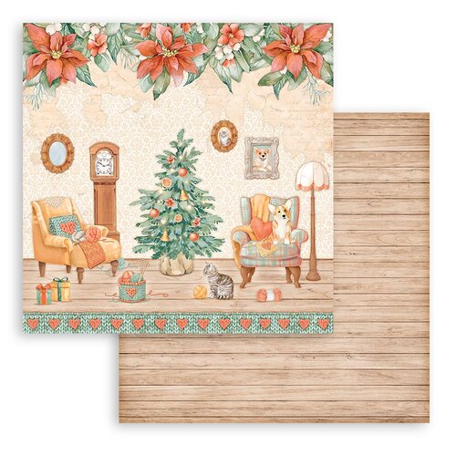 Stamperia-All Around Christmas -12x12 Paper Pad