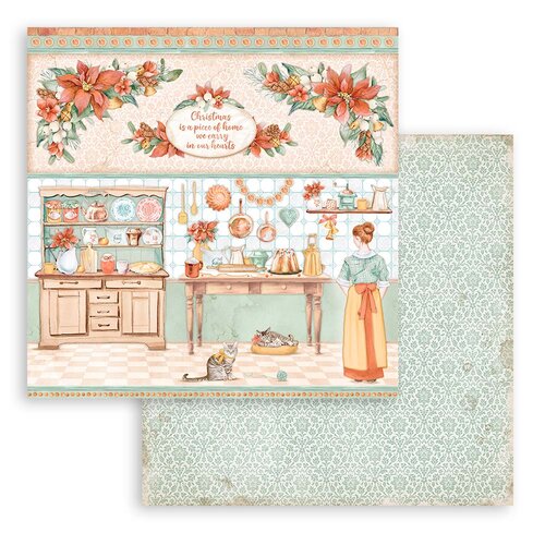 Stamperia-All Around Christmas -12x12 Paper Pad