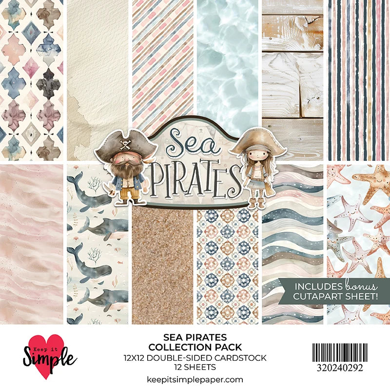 Keep It Simple - Sea Pirates 12x12 Collection Pack