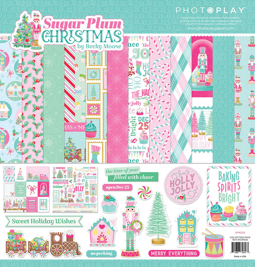 Photoplay- Sugar Plum Christmas 12x12 Paper Pack