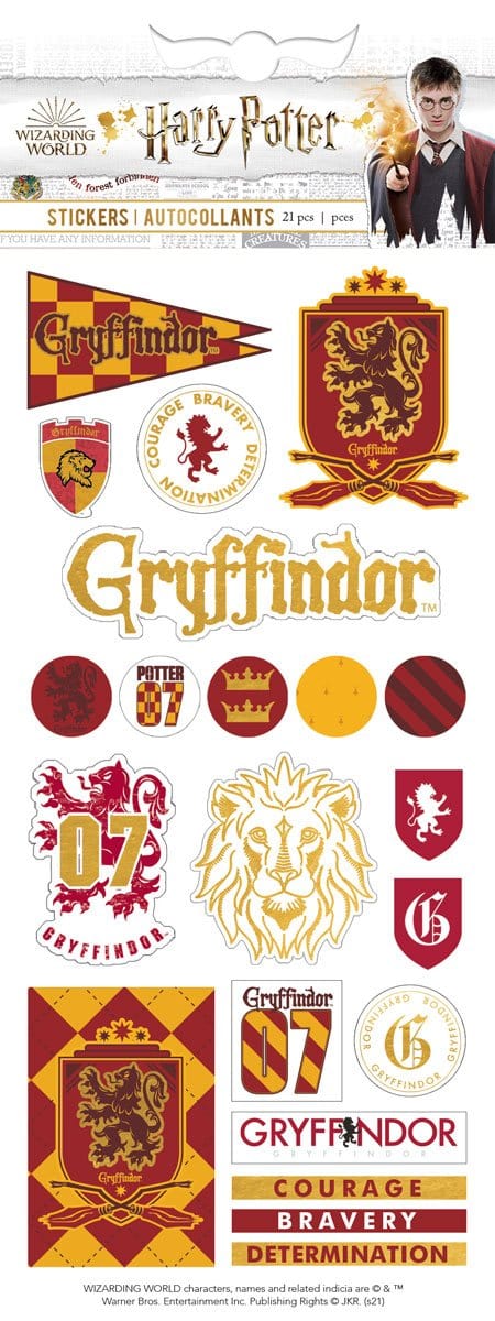 Harry Potter-Gryffindor House Pride Enamel Stickers