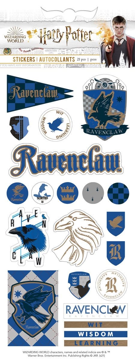 Ravenclaw House Pride Enamel Stickers