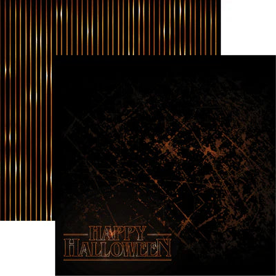 Designs By Reminisce - Happy Halloween 12x12 Paper