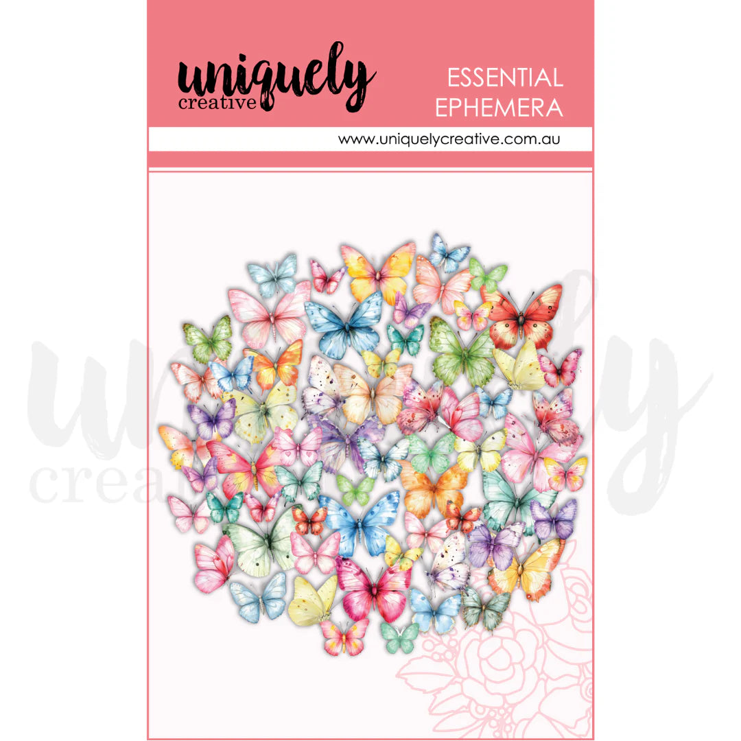 Uniquely Creative - Essential Ephemera Colorful Butterflies