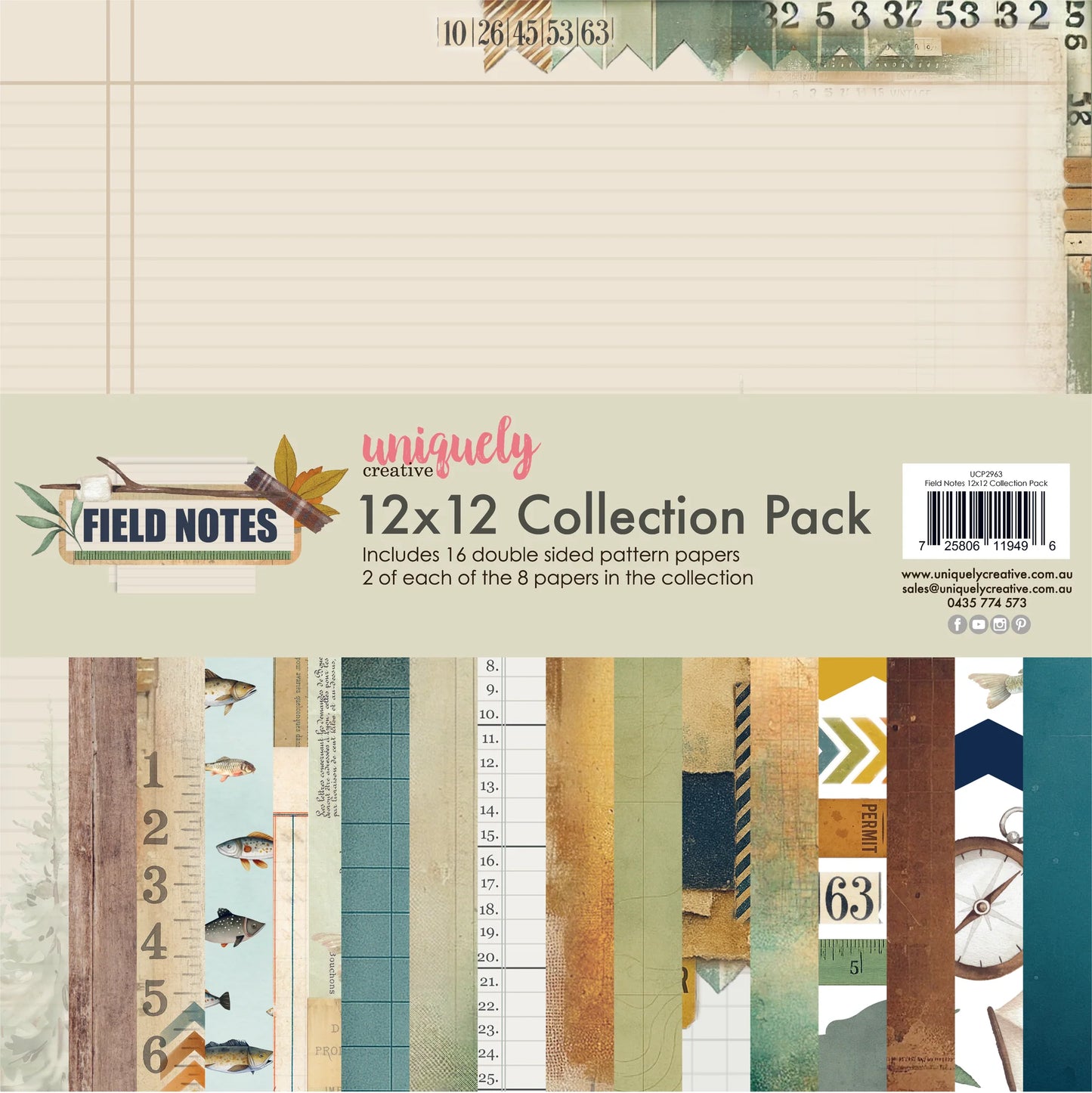 Uniquely Creative - Field Notes 12x12 Collection Pack