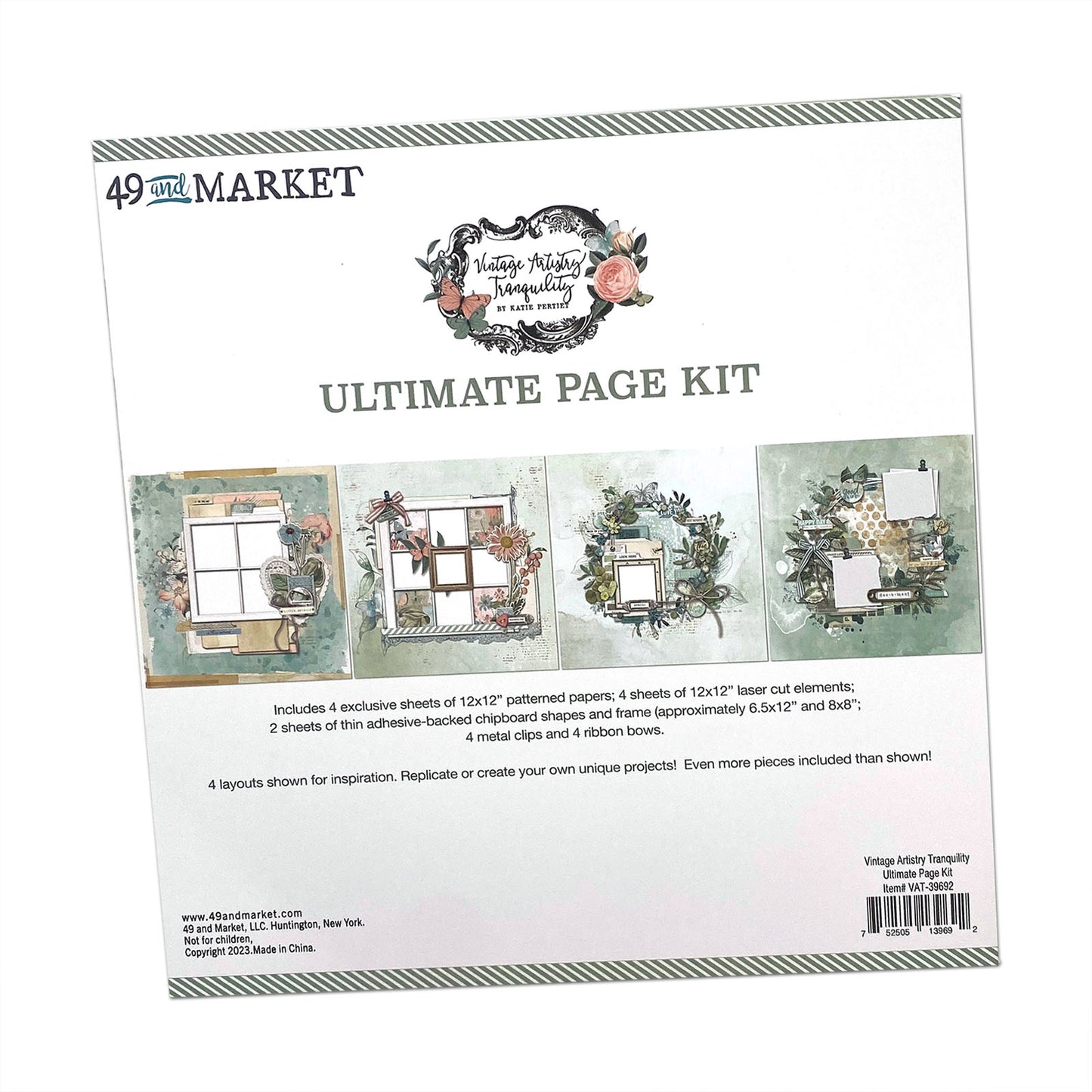 49 & Market- Vintage Artistry Tranquility Ultimate Page Kit