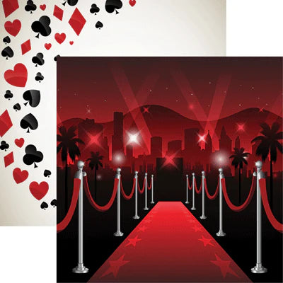 Designs By Reminisce - The Red Carpet 12x12 Paper