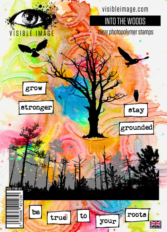 Visible Image - Into The Woods Clear Photopolymer Stamp Set