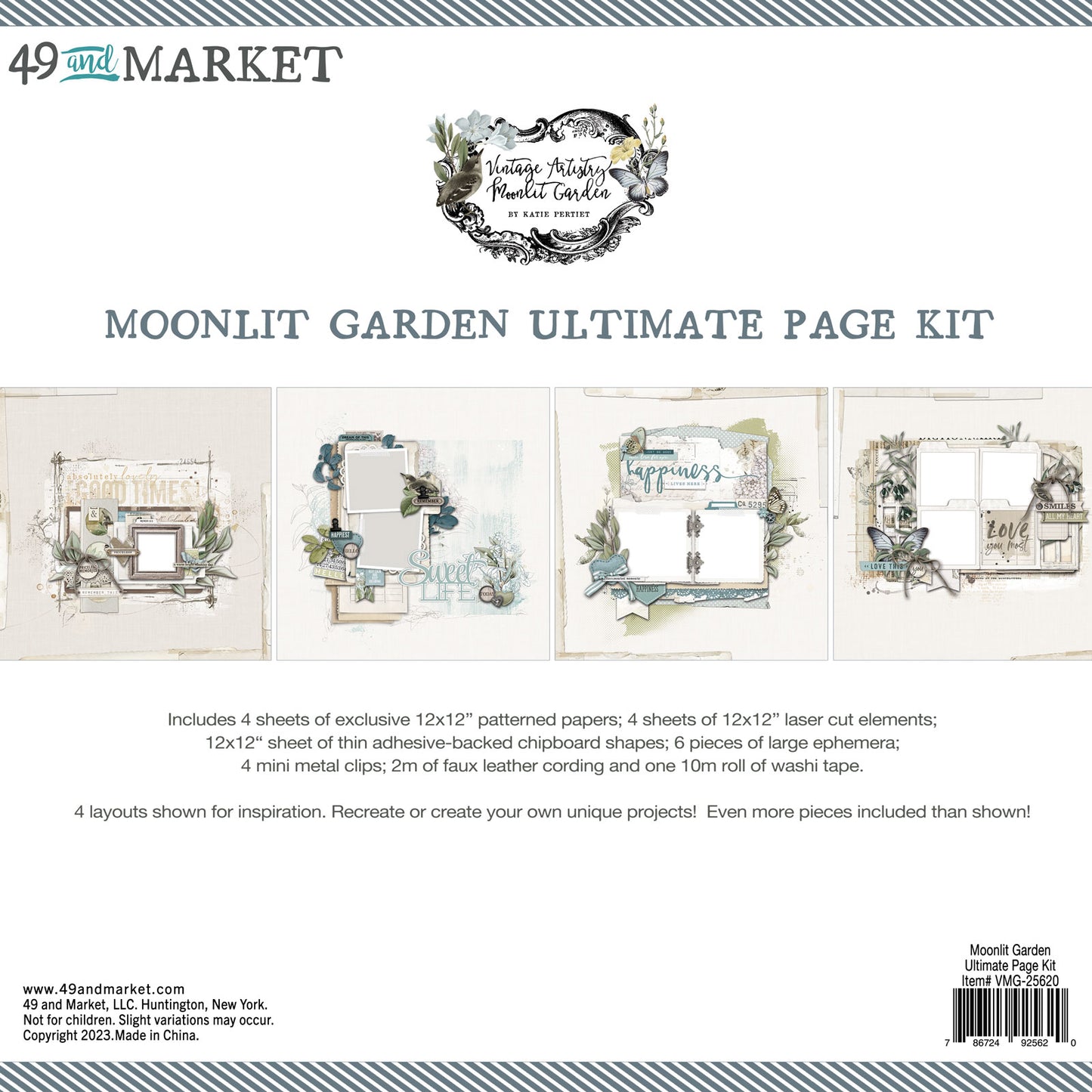 49 & Market- Moonlit Garden Ultimate Page Kit