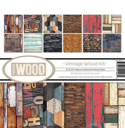 Designs By Reminisce - Vintage Wood Collection Kit