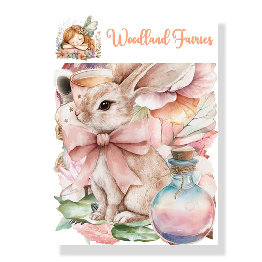 SSC- Woodland Fairies 12x12 Scrapbook Paper and Embellishment Kit