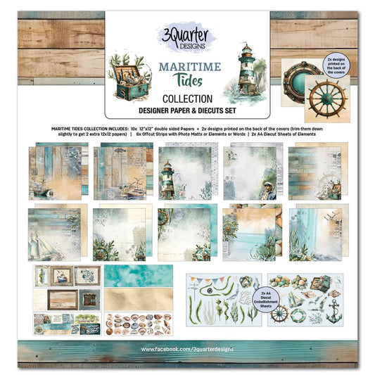 3Quarter Designs- Maritime Tides 12x12 Collection