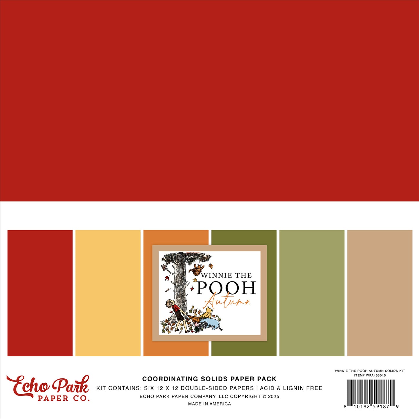 Echo Park - Winnie The Pooh Autumn Solids Kit