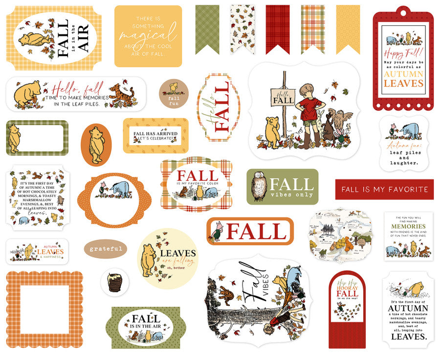 Echo Park - Winnie The Pooh Autumn Ephemera Set