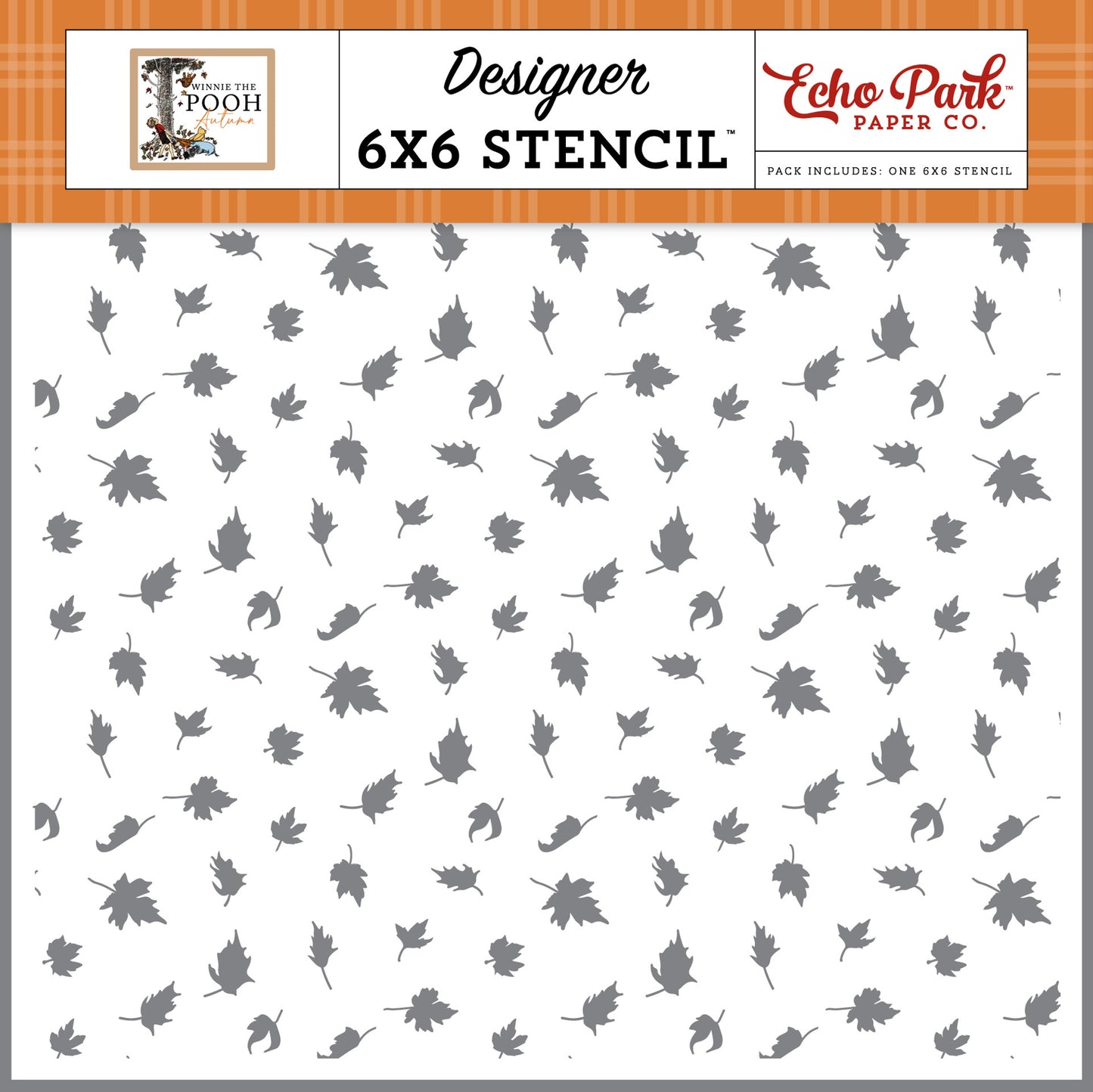 Echo Park - Winnie The Pooh Autumn - Fall Vibes Only Stencil