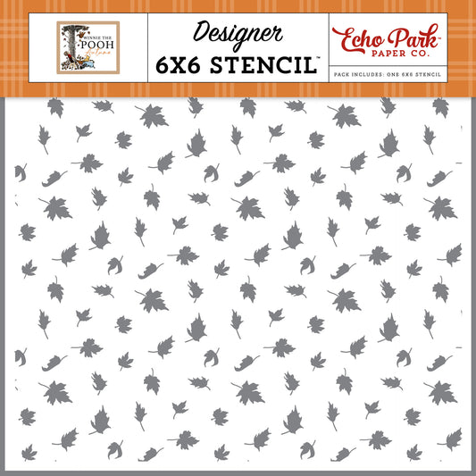 Echo Park - Winnie The Pooh Autumn - Fall Vibes Only Stencil