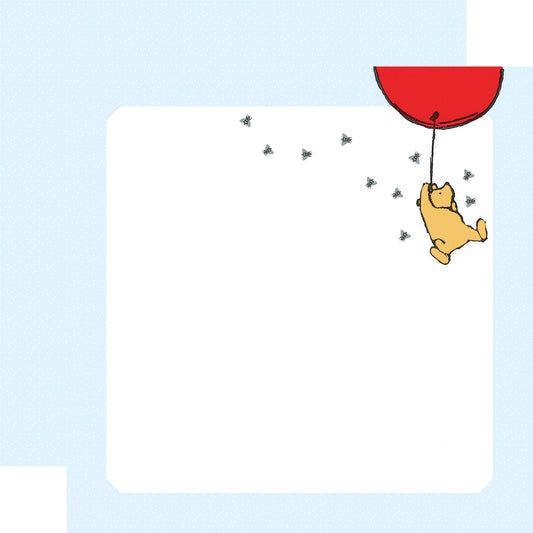 Echo Park - Winnie The Pooh Page Frames - Balloon Sky